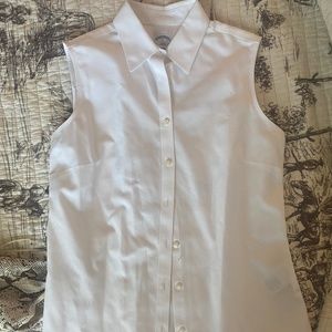Brooks Brothers sleeveless button down